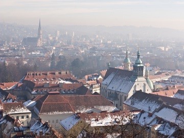 Graz von oben.