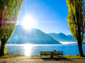 Sonnenschein am Zeller See